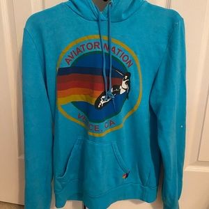 Aviator Nation Blue hoodie
